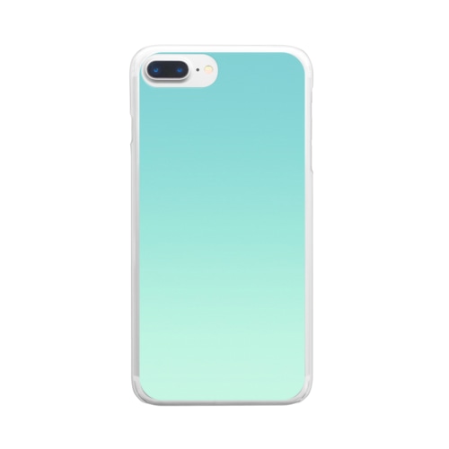 グラデーション Familiar Emperor Clear Smartphone Case