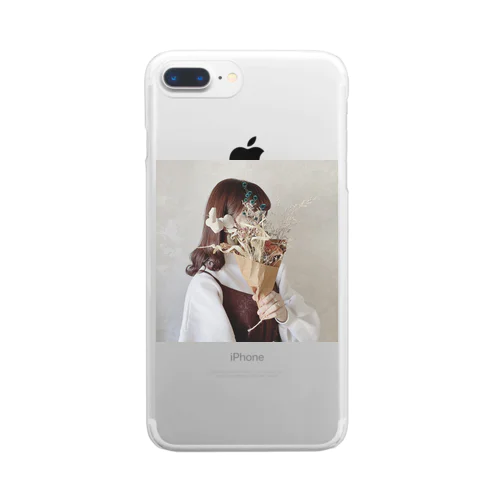 ドライな女の子 Clear Smartphone Case