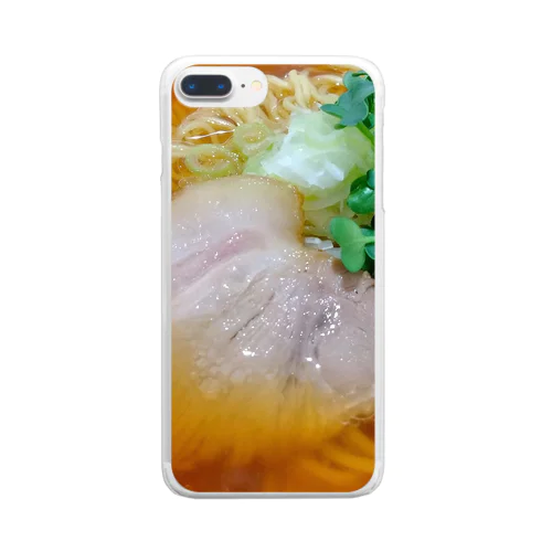 昔懐かしい中華そば Clear Smartphone Case