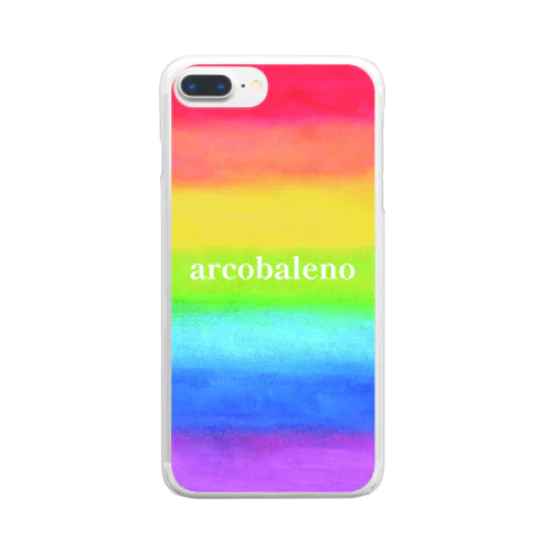 アルコバレーノ arcobaleno クリアスマホケース
