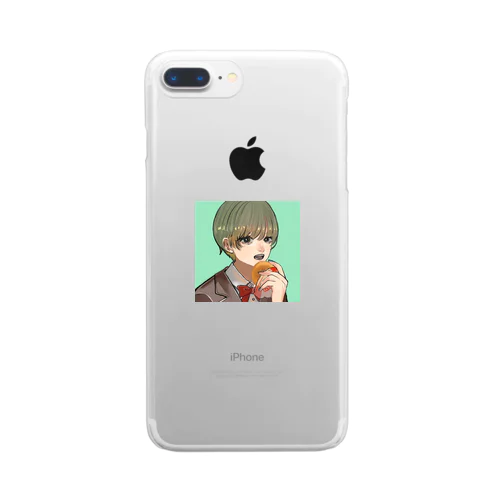 買い食いJK Clear Smartphone Case