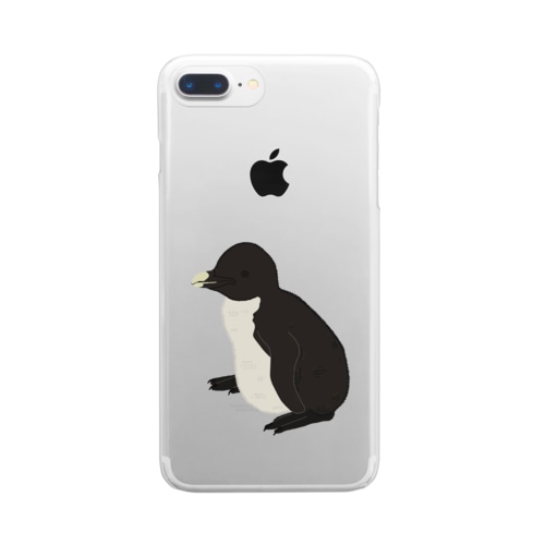 イワトビペンギンのヒナ Clear Smartphone Case