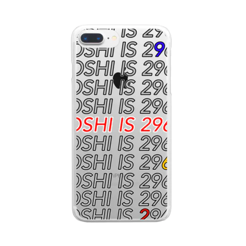 OSHI IS 296 Clear Smartphone Case