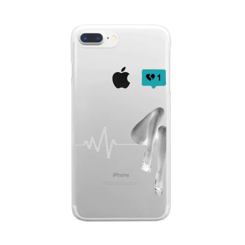 Heartbeat. Clear Smartphone Case