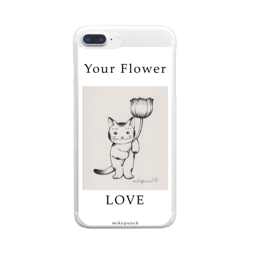YOUR FLOWER LOVE Clear Smartphone Case