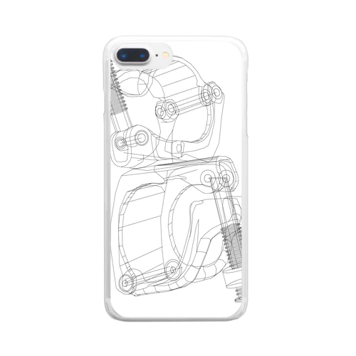 すてきなすてきな建築道具クランプ君 Clear Smartphone Case