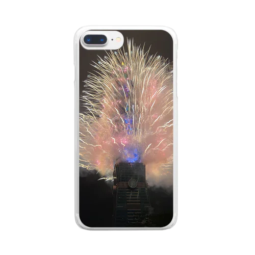 台北101 年越し花火 Clear Smartphone Case