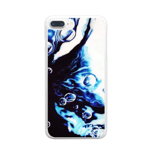 floating noir 2 Clear Smartphone Case