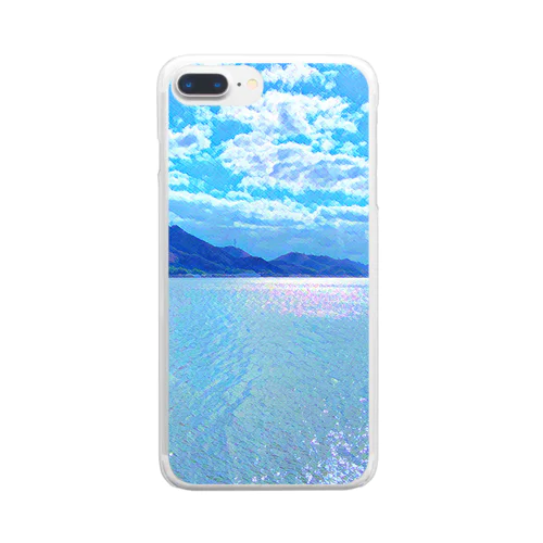 児島湖の風景(岡山県) Clear Smartphone Case