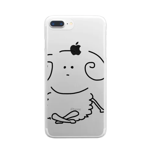 仰ぐ羊くん Clear Smartphone Case