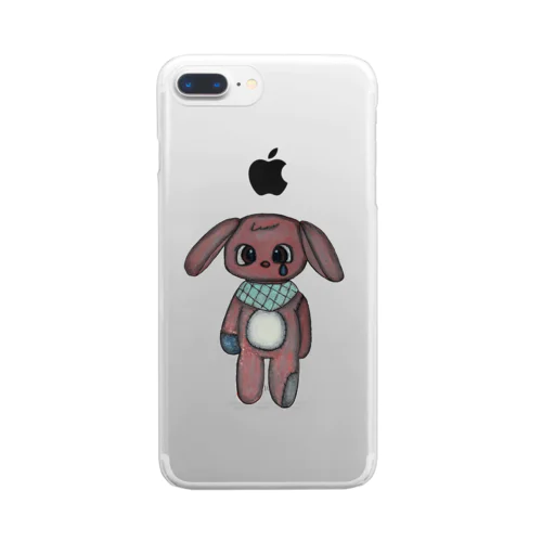 うさぎのベソちゃん Clear Smartphone Case