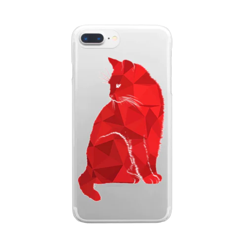 レッドキャット Clear Smartphone Case