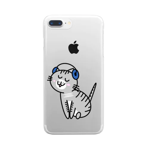 ノリノリしらすくん Clear Smartphone Case