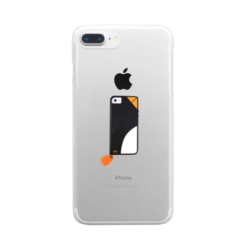 お気に入りペンギンスマホケースのスマホケース Clear Smartphone Case
