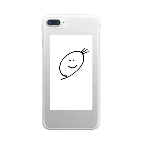 これくらいの絵ってちょうどいい。 Clear Smartphone Case