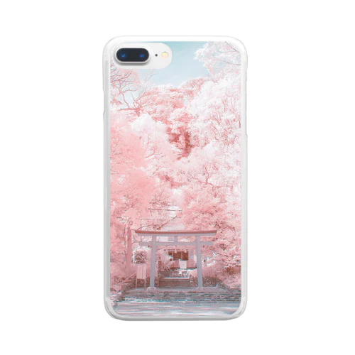 meiji-jingu Clear Smartphone Case