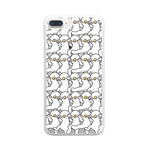 増殖じゃんけんTORI Clear Smartphone Case