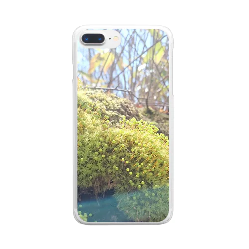 苔と森 Clear Smartphone Case