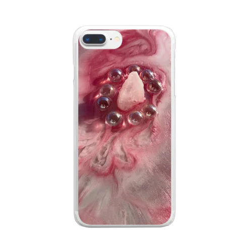Resin Art Stone Clear Smartphone Case