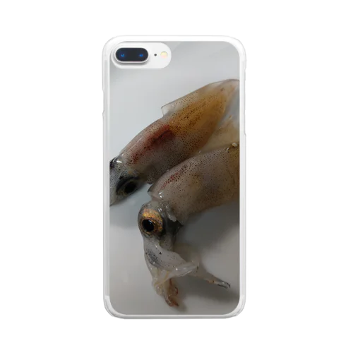 ホタルイカイケイケイカスマホケース Clear Smartphone Case