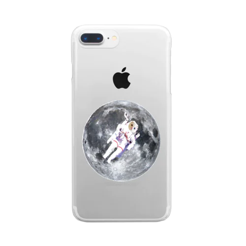 スペースネコ Clear Smartphone Case