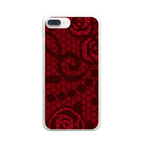 Bloody Rose Clear Smartphone Case