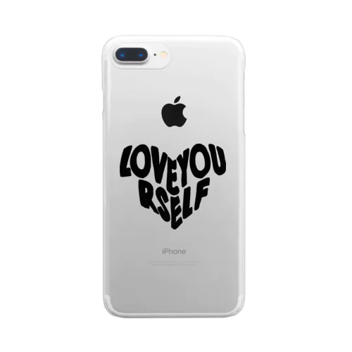 LOVE YOURSELF Clear Smartphone Case