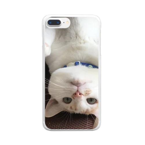 猫ちゃん Clear Smartphone Case