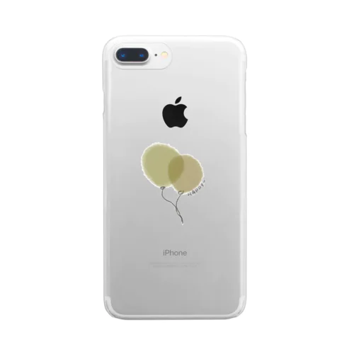 natural balloon Clear Smartphone Case