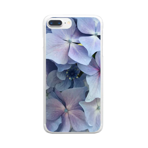 紫陽花 Clear Smartphone Case