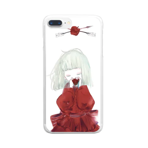 りんご少女 Clear Smartphone Case