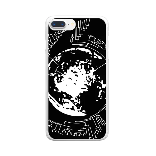 系統と球 / phylogenetic earth Clear Smartphone Case