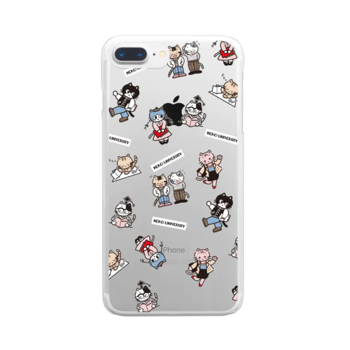 NEKO UNIVERSITY Clear Smartphone Case