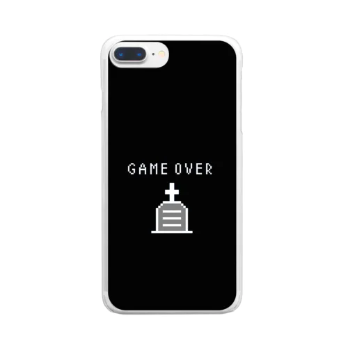 [ドット絵]GAME OVER Clear Smartphone Case