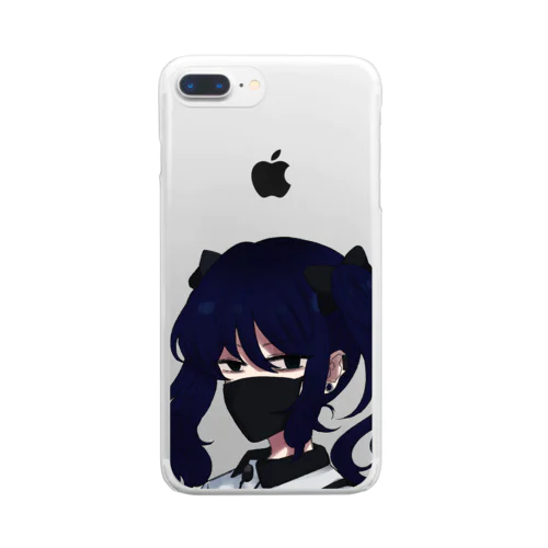 ガンつけ美少女 Clear Smartphone Case