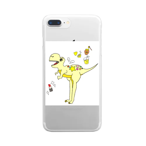 This is T.Rex Clear Smartphone Case