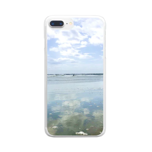 BLUE blue BLUE Clear Smartphone Case