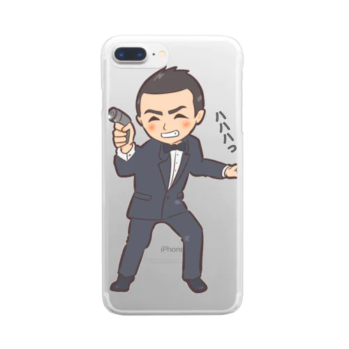 なりきりヒーロー Clear Smartphone Case