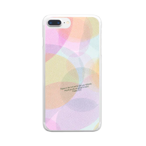 水彩Ver. Clear Smartphone Case