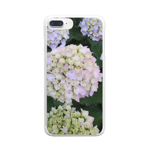 紫陽花 Clear Smartphone Case