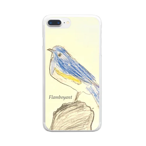 幸せの青い鳥 Clear Smartphone Case