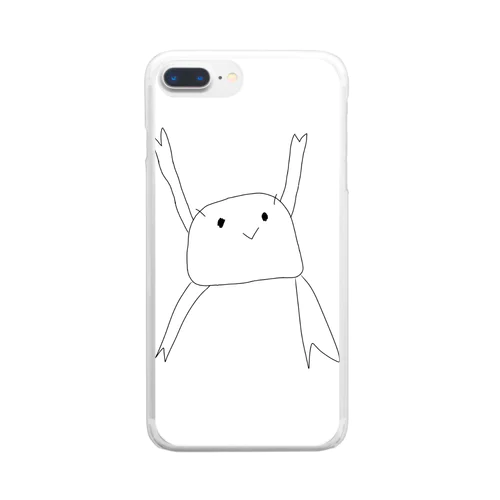 愉快な蟹 Clear Smartphone Case