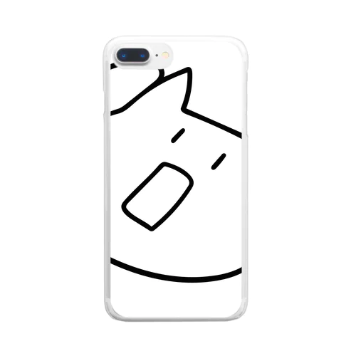 ゆるねこさん「うわーーー」 Clear Smartphone Case