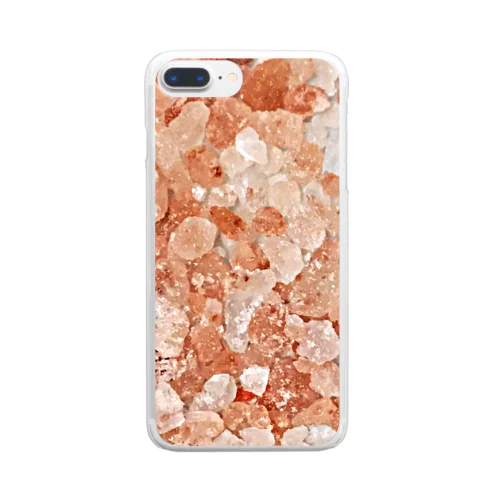 ピンクソルト Clear Smartphone Case