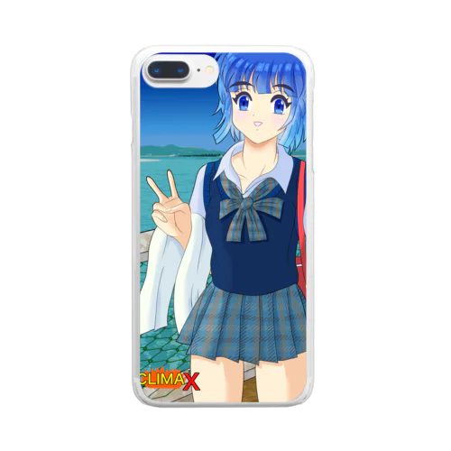 四国で由里ちゃんと一緒。 Clear Smartphone Case