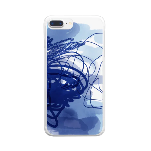 画伯の作品（５月） Clear Smartphone Case