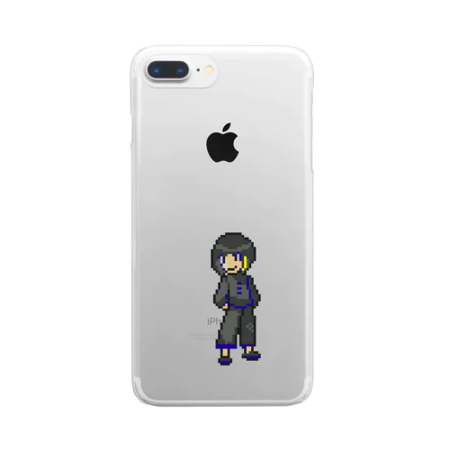 チャイナなトレーナー(ドット) Clear Smartphone Case