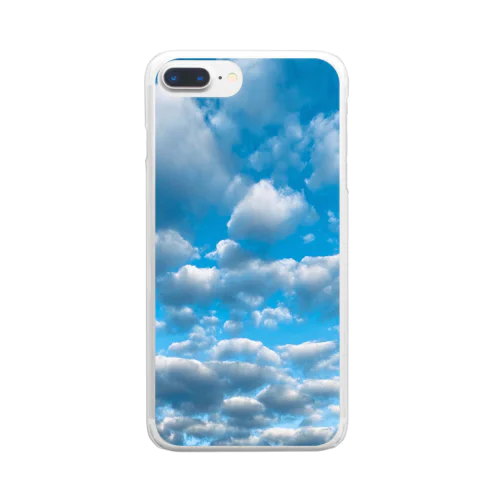 同じ空を見ている Clear Smartphone Case