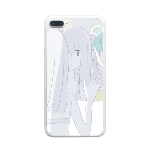 わたしだけ、色、つかない Clear Smartphone Case