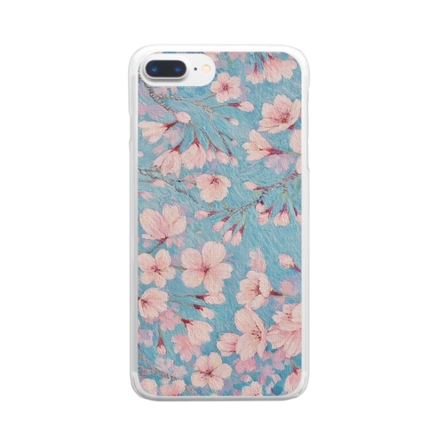 Sakura Clear Smartphone Case